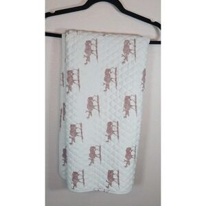 Kate Quinn Bamboo Quilted Baby Stroller Blanket Moose Print O/S